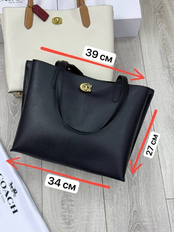 Coach — из натуральной кожи
